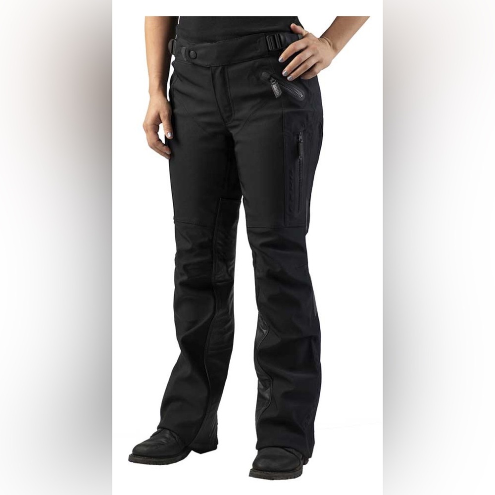NWT Harley-Davidson® Women's FXRG Waterproof Riding Overpant, Black, Size 28T